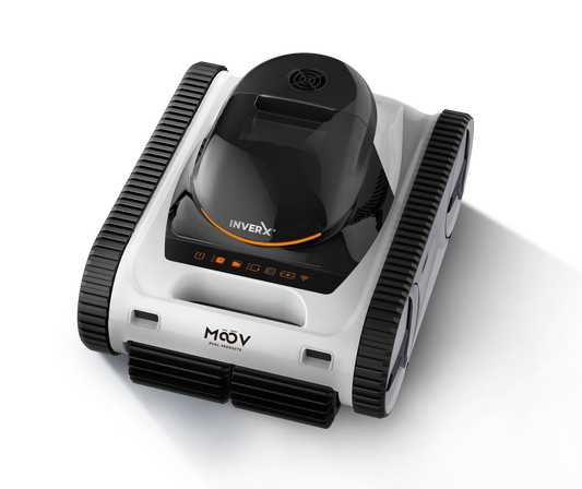 Moov InverX – Robot nettoyeur sans fil pour piscine creusée