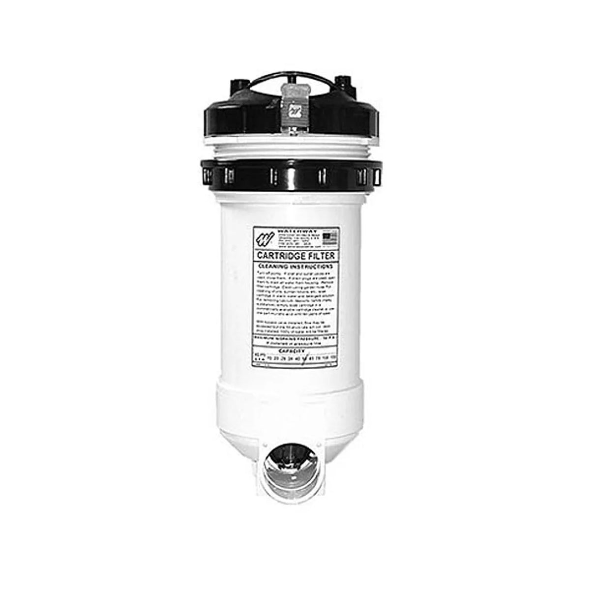 Waterway – 50 sq ft Top Load Cartridge Filter with Bypass 