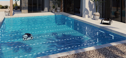 Moov InverX – Robot nettoyeur sans fil pour piscine creusée