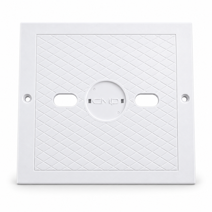 CMP 25538-900-000 – Couvercle et collier d'écumeur carré, blanc