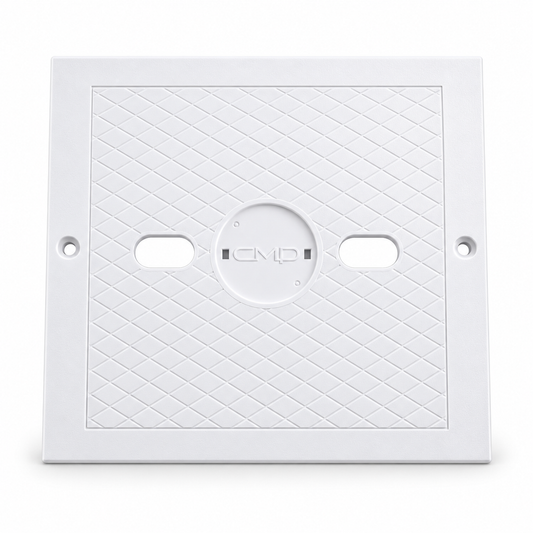 CMP 25538-900-000 – Square Skimmer Cover and Collar, White
