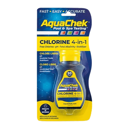 AquaChek® Chlorine 4-in-1 – Pool & Spa Chlorine Test Strips
